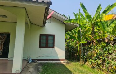ขายบ้านพร้อมที่ดิน มีไฟฟ้า น้ำพร้อม อยู่ในแหล่งชุมชน
