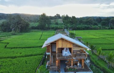 บ้านสวนบรรยากาศดี สไตล์รีสอร์ท น้ำดีดินดี วิวเขาวิวทุ่งนา 360 องศา