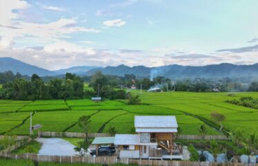 บ้านสวนบรรยากาศดี สไตล์รีสอร์ท น้ำดีดินดี วิวเขาวิวทุ่งนา 360 องศา